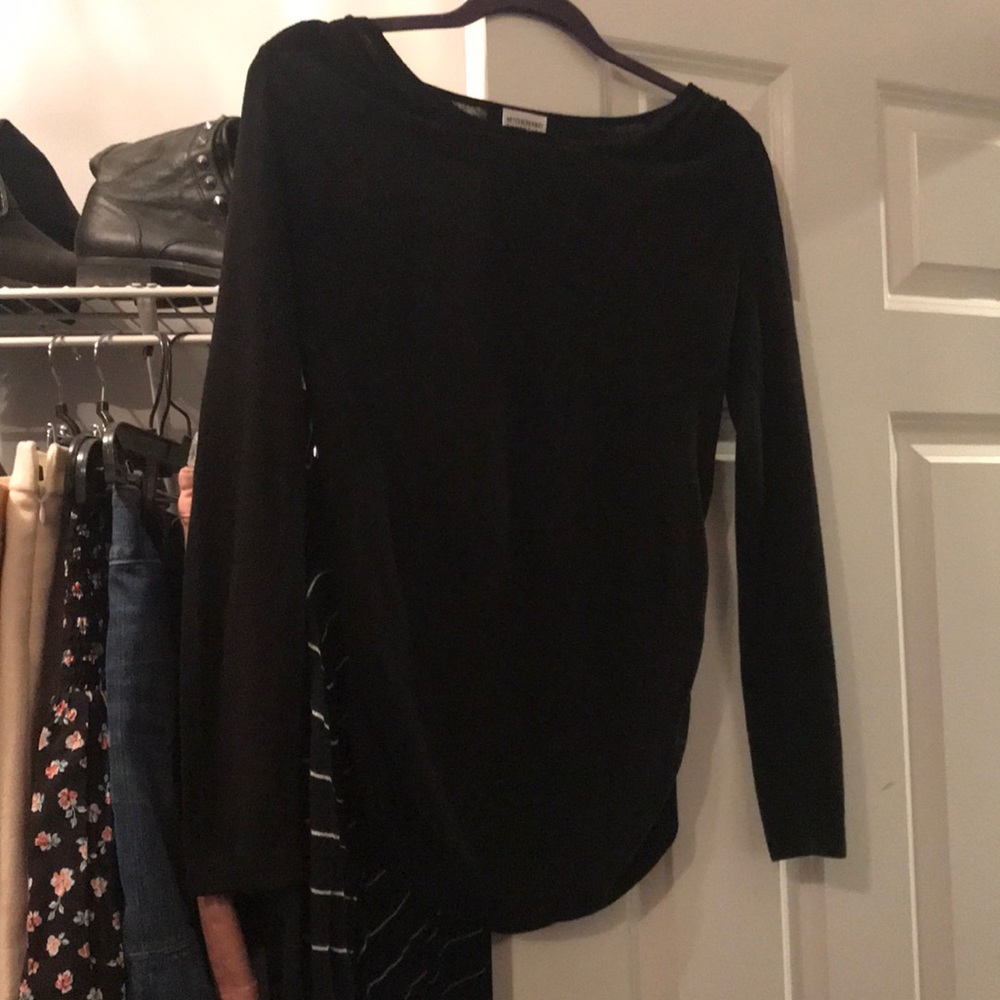 Motherhood maternity black knit sweater S